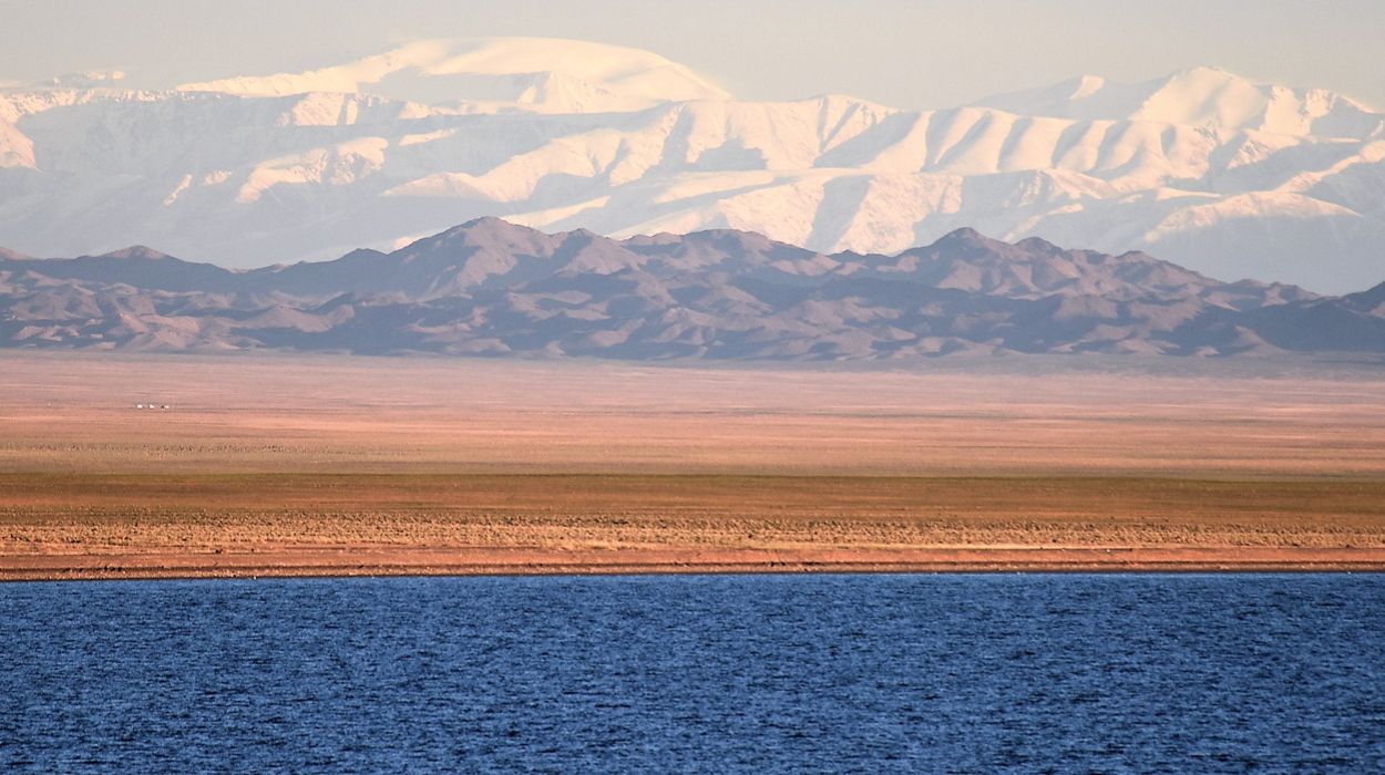 A beautiful landscape of Mongolia