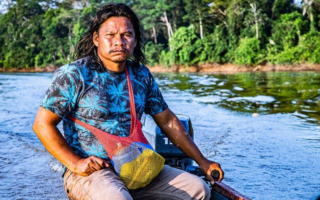 El cacique del RI El Diamante es actual promotor del trabajo del proyecto de gobierno propio, y su mayor preocupación es la seguridad alimentaria de las comunidades indígenas.