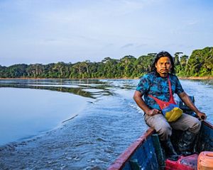 El cacique del RI El Diamante es actual promotor del trabajo del proyecto de gobierno propio, y su mayor preocupación es la seguridad alimentaria de las comunidades indígenas.