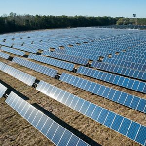 a view of expansive field of solar panels