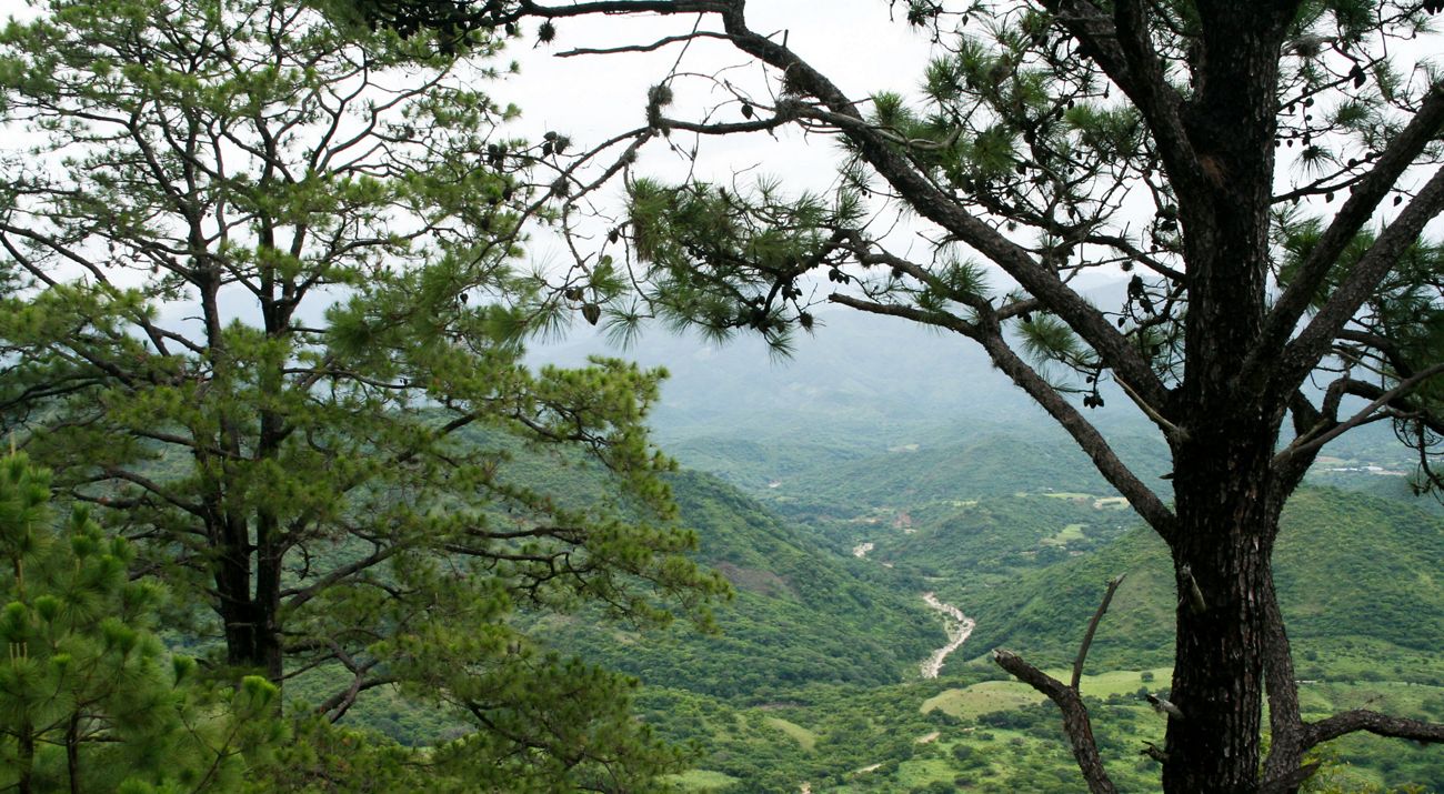 View of Mozonte indigenous community in Nicaragua.