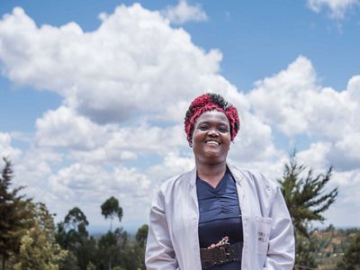 Rose MurageRose Murage is the manager of the Thunguri Dry Mill, one of the eight factories. In this dry mill they grade and bag the coffee beans.