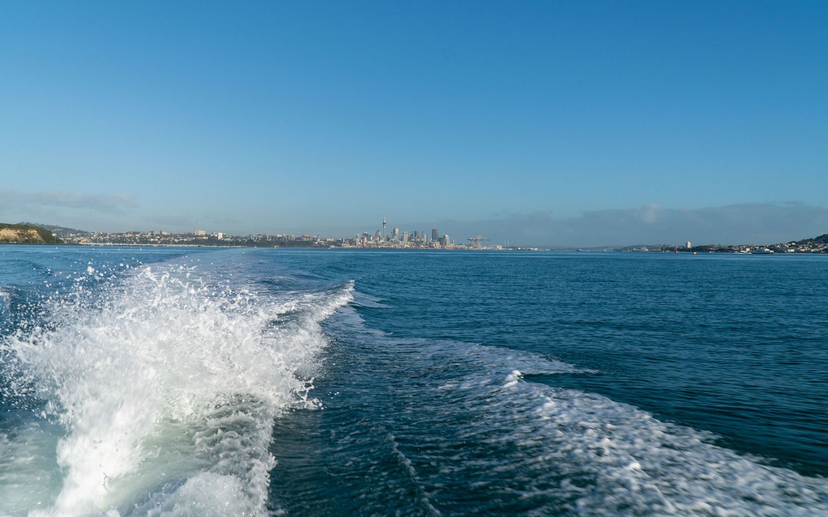 Island Bound It was early morning, the air was crisp and clean, and the water was like glass. A picturesque day to be exploring the islands that surrounded the city of Auckland. © Ethan Kearns/The Nature Conservancy