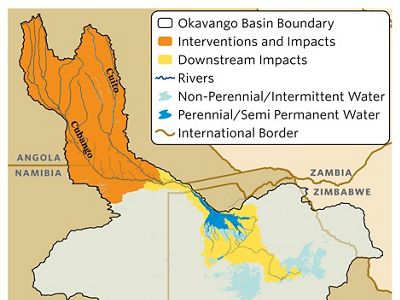 Okavango Basin Map