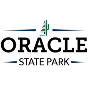 A graphic of a saguaro cactus is above "Oracle State Park."