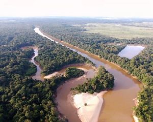Cuencas hidrográficas que pasan por el Parque Nacional Manacacías de camino a la macrocuenca del Orinoco.