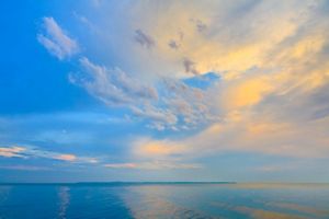 Sunset on Lake Erie.