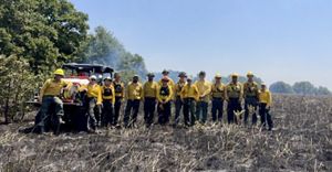 TNC Oklahoma's prescribed burn crew at Pearl Jackson Crosstimbers Preserve