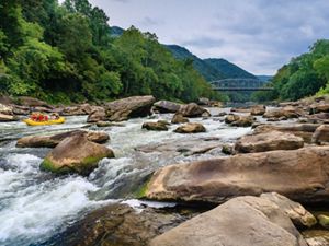 Rafters at this popular West Virginia spot, which was protected thanks to the Land and Water Conservation Fund.