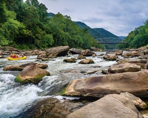 Rafters at this popular West Virginia spot, which was protected thanks to the Land and Water Conservation Fund.