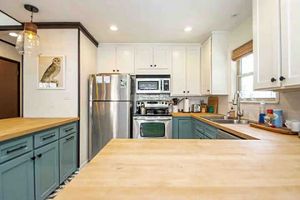 bright, open kitchen.
