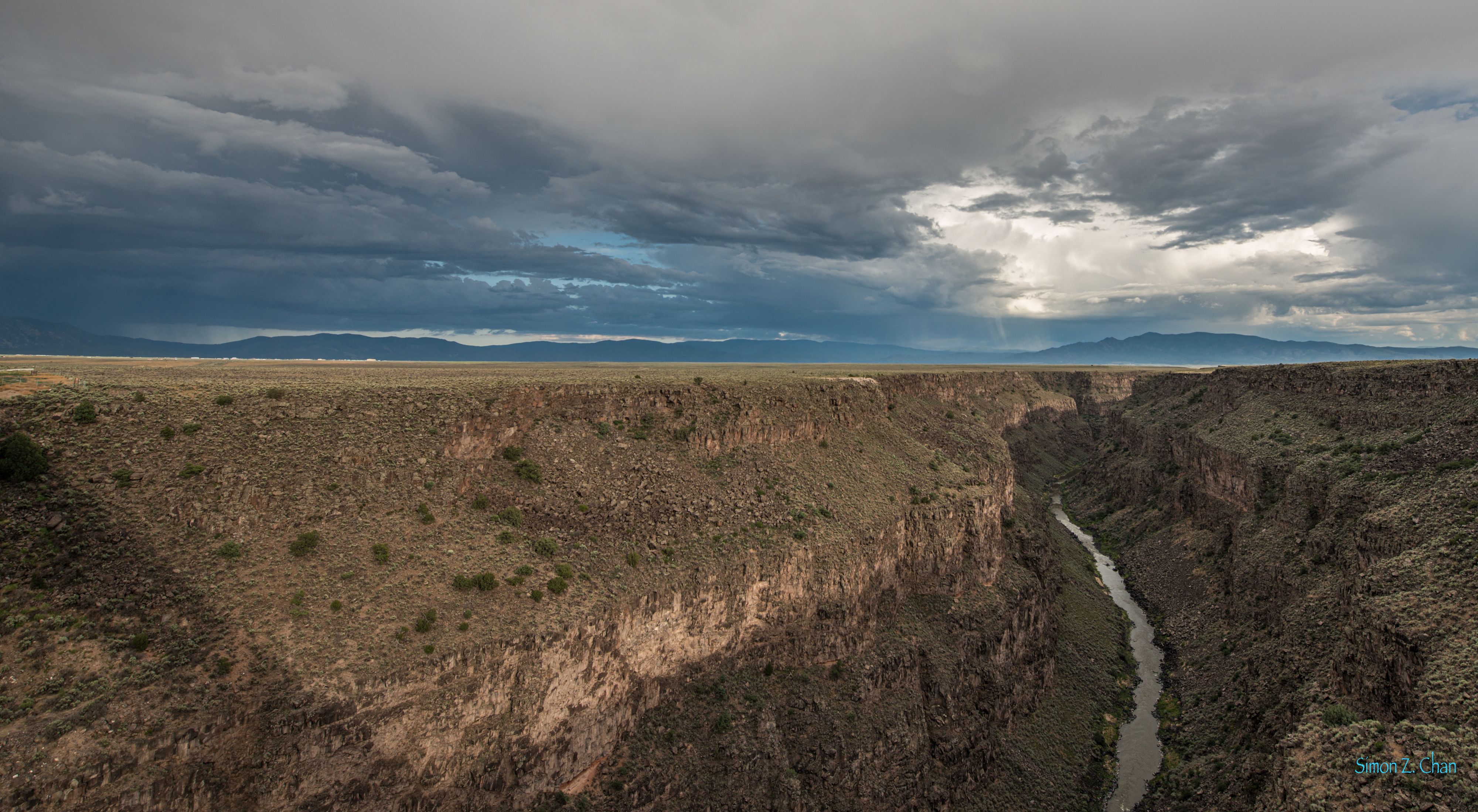 The Rio Grande Valley in New Mexico.