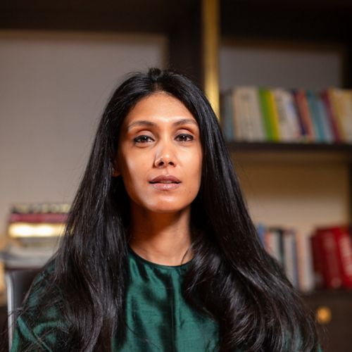 Roshni Nadar Malhotra headshot.