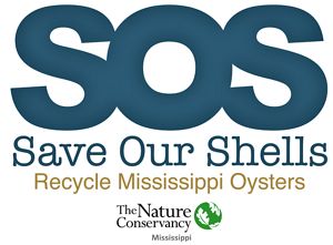 A logo has the words SOS above The Nature Conservancy's round green logo.