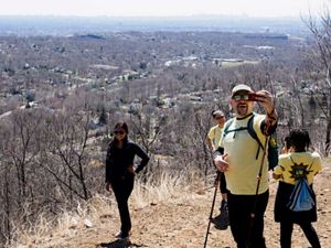 Man taking selfie at the top of High Mountain.