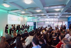 Sala llena durante la presentación de VISEC en la Semana del Clima de Nueva York.