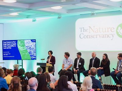 VISEC: El proyecto argentino que llega a la Semana del Clima de Nueva York Panelistas durante la presentación de VISEC.