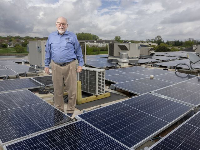 Robert Riley solar roof