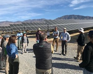 on Nevada's potential for solar energy at former mine sites.