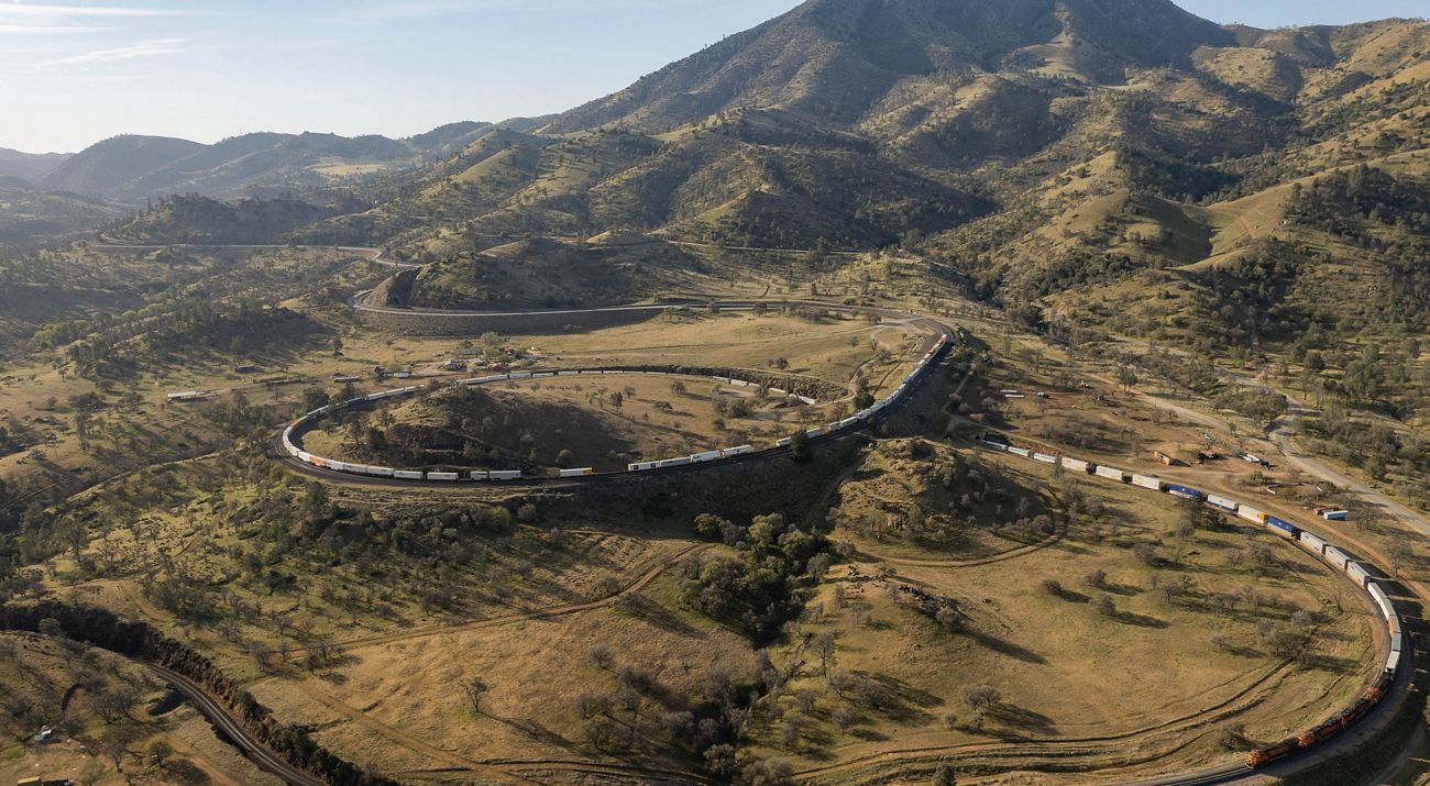 A railroad loop passes through the new Frank and Joan Randall Preserve.