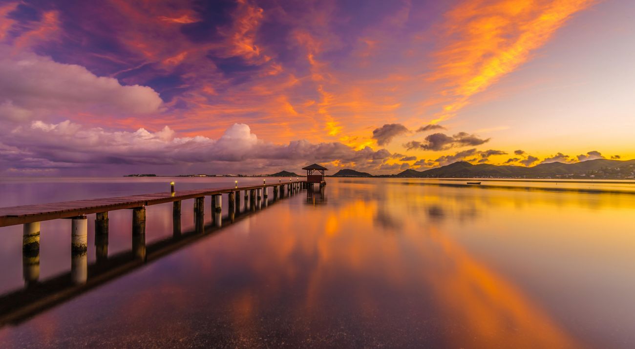 A beautiful Hawaiian sunrise