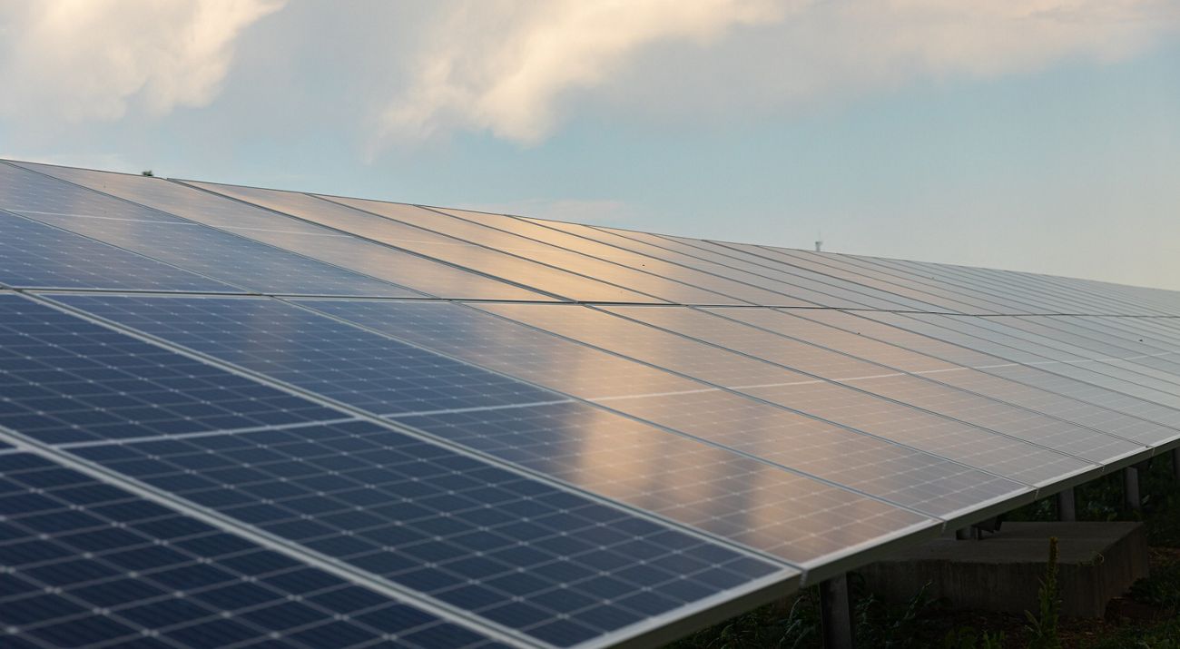 Solar panels.