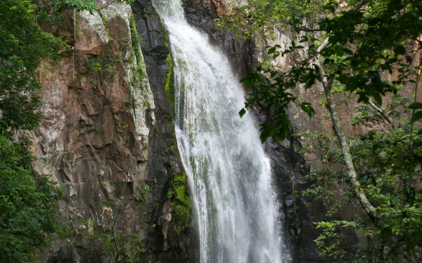 A waterfall in the Tisey-Estanzuela Natural Reserve, one of 78 reserves which are officially under protection in Nicaragua. 