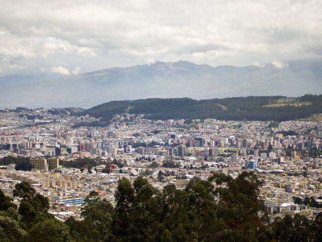 Quito, the capital city of Ecuador.