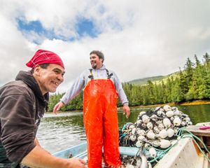 Mayor Anthony "Tony" Christianson seine fishes