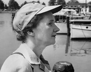 Author and environmentalist Rachel Carson. Author or the ground breaking environmental book, Silent Spring.