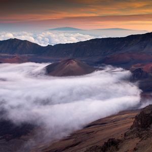 Crater at Haleakala National Park on Maui, Hawaii.