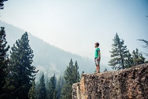 Exploring Sequoia National Park in California.