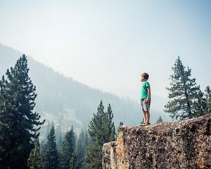 Exploring Sequoia National Park in California.