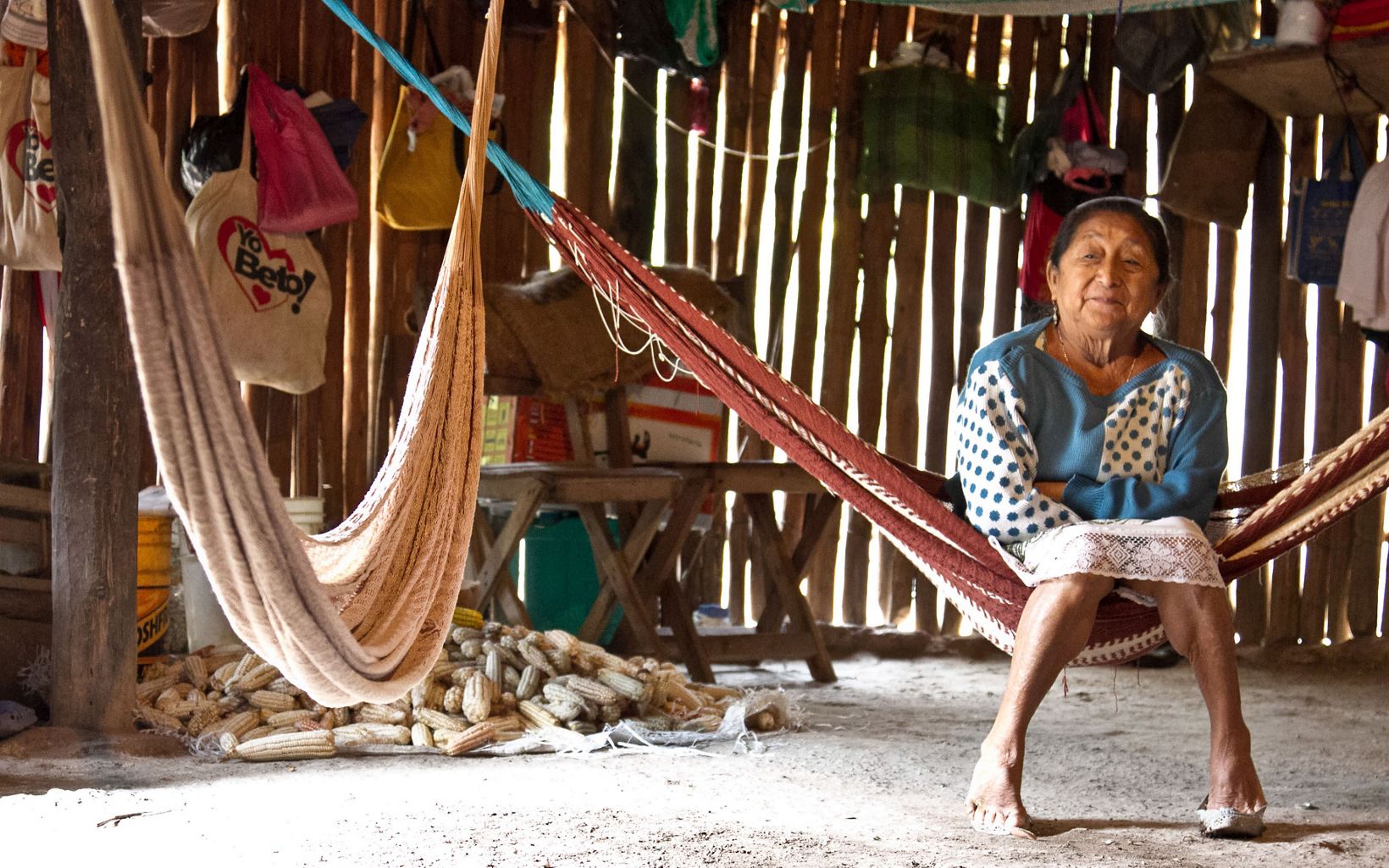 
                
                  A woman relaxes in a hammock Quitana Roo, Mexico. TNC has worked with partner organizations in the Maya Forest to support sustainable forest management and income-producing activities.
                  © Erika Nortemann/TNC
                
              