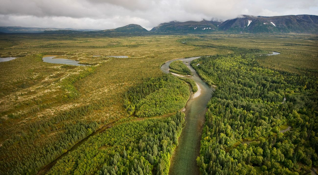 Aerial view of Bristol Bay