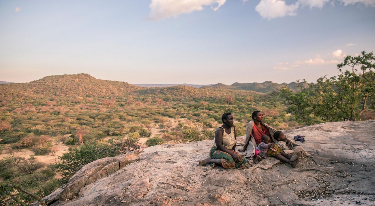 Hadza Women on Overlook