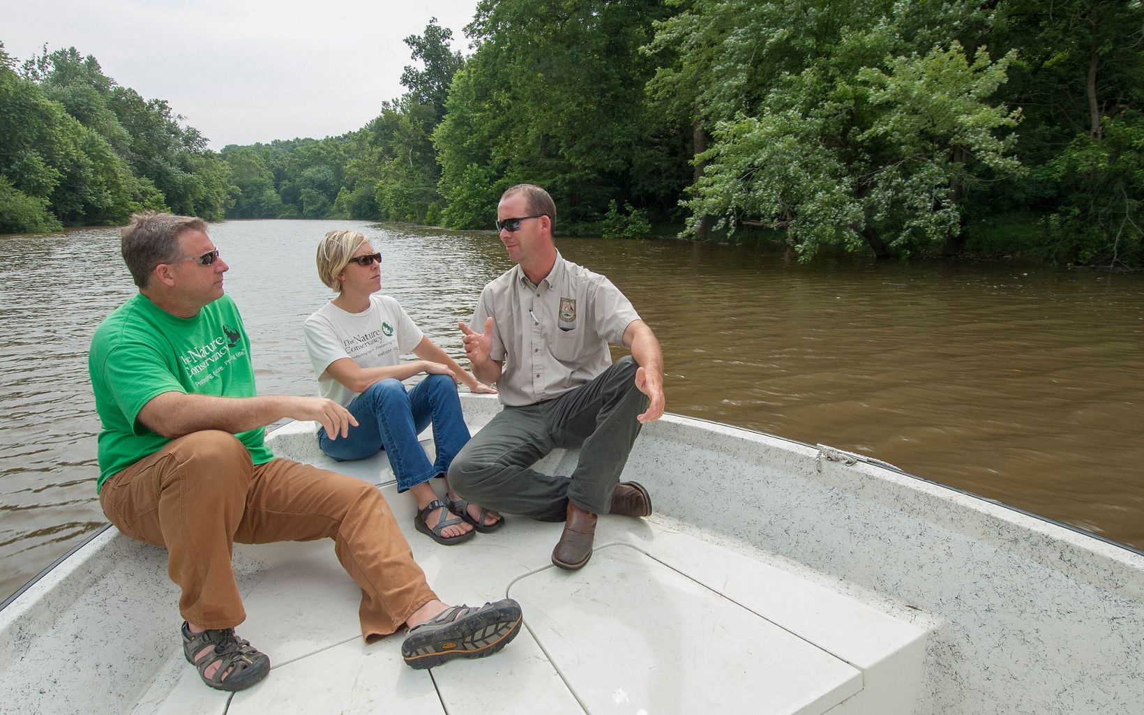 Partners explore the Tradewater River within Kentucky's Big River Corridor Project