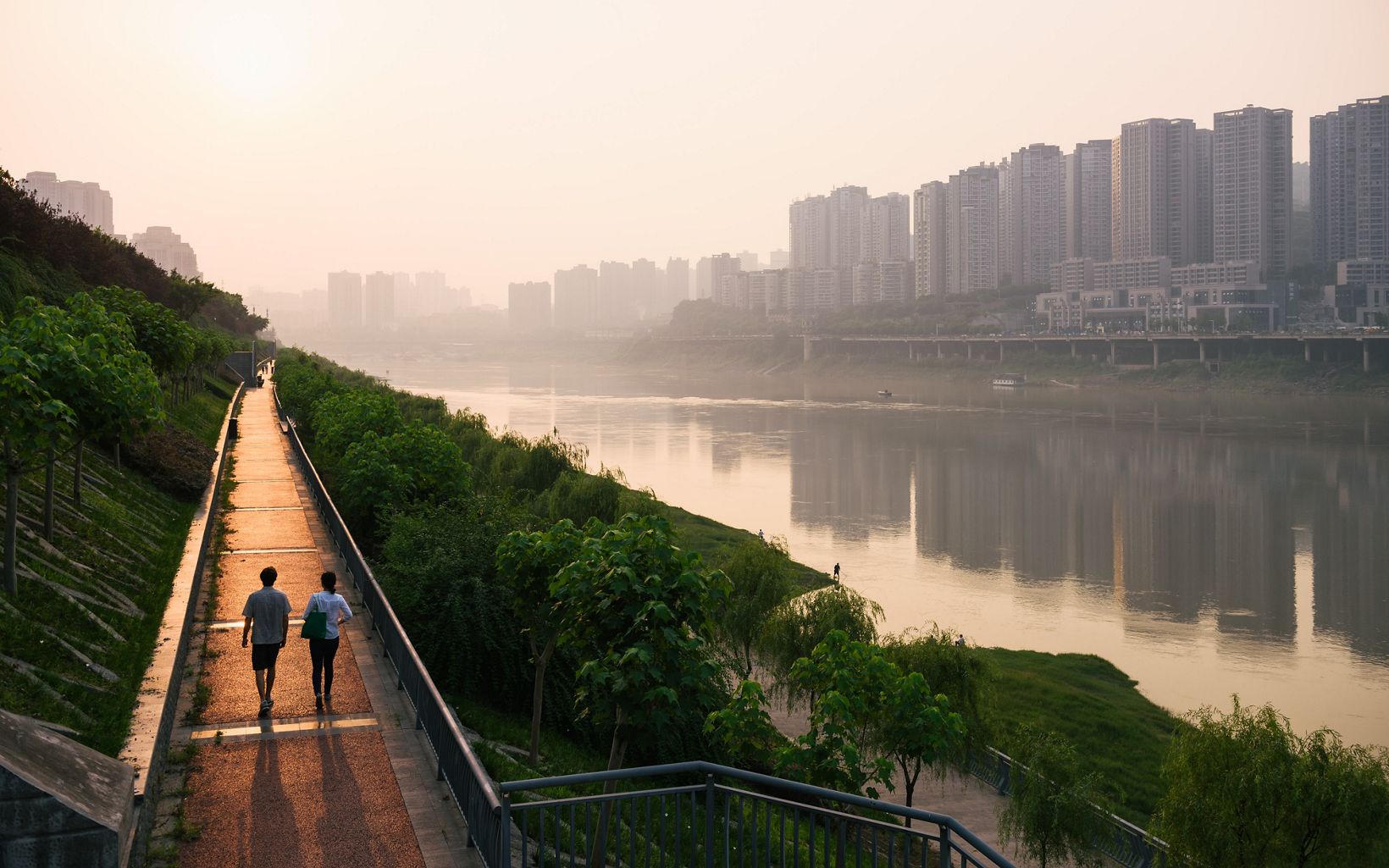Plan for Climate Change We work with cities from New Orleans to Beijing to use nature as the first line of defense against the effects of climate change, like low air quality & urban heat-islands. © Kevin Arnold