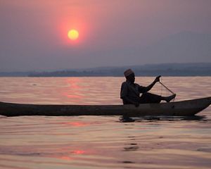 Fisherman at sunrise