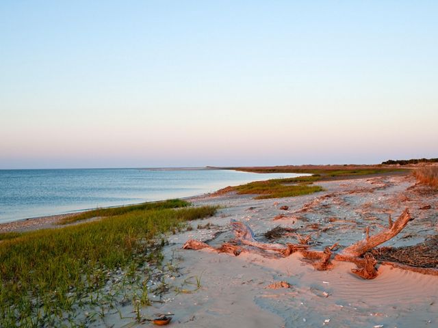 The beach on the north end of St. Simons Island in Georgia.