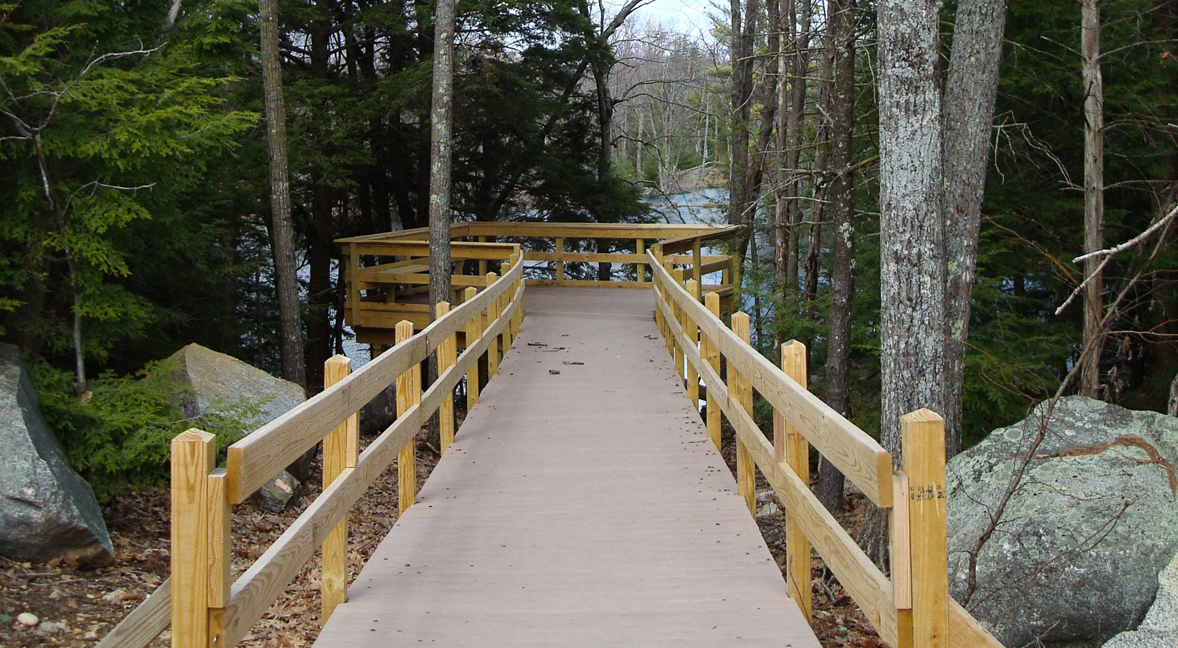 The 4.3-mile Sweet Trail runs from Longmarsh Road in Durham to Great Bay at the Lubberland Creek Preserve in Newmarket, New Hampshire.
