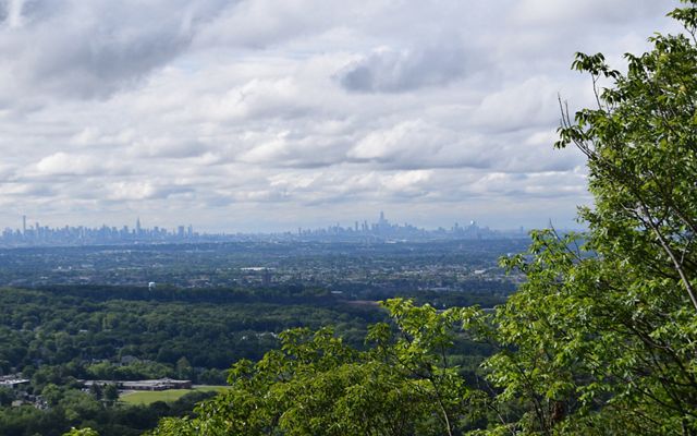 View from mountain summit.
