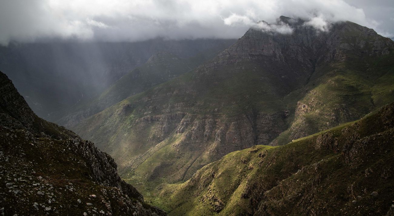 rugged mountain landscape