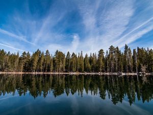 The Independence Lake Preserve in Truckee, California, is one of five preserves managed by the Nevada chapter of The Nature Conservancy.