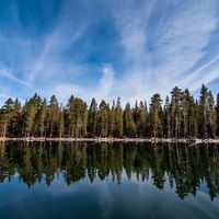 The Independence Lake Preserve in Truckee, California, is one of five preserves managed by the Nevada chapter of The Nature Conservancy.