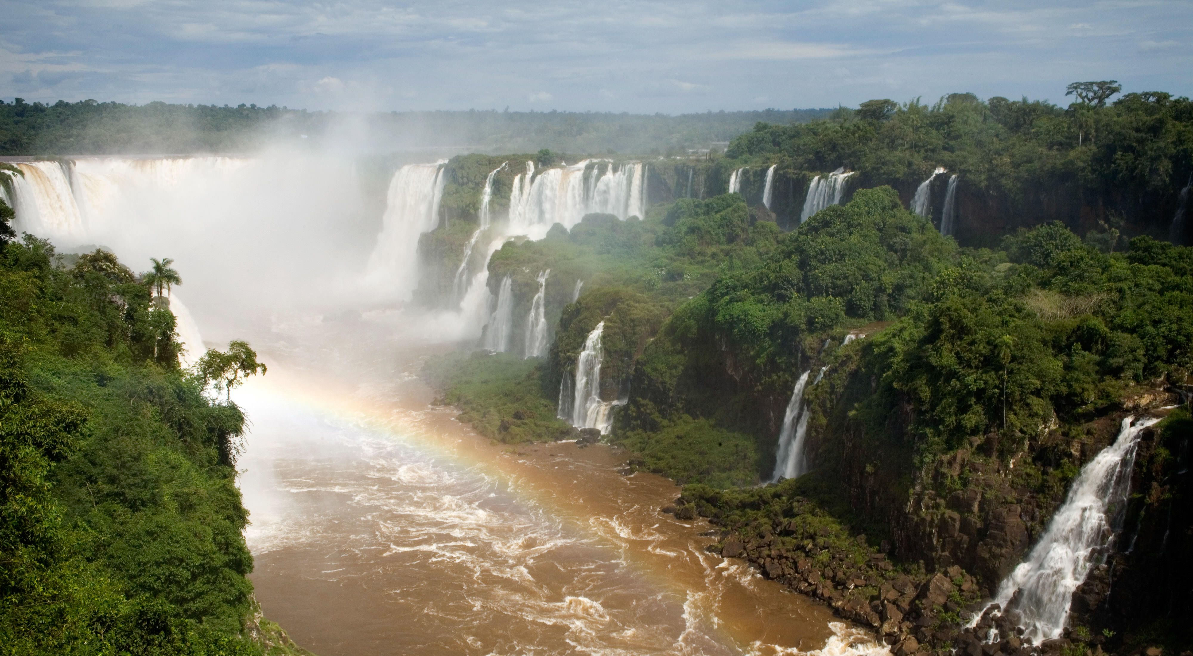 Waterfalls at Iguaçu National Park, Brazil.