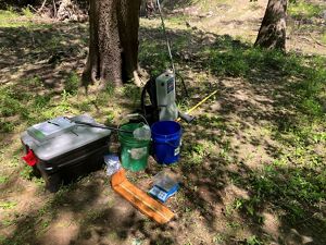 Fish sampling tools.