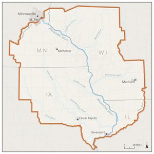 a map of the upper mississippi foodscape.