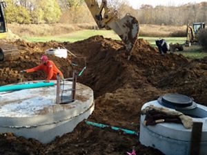 Breaking ground on a project to improve Long Island's water quality