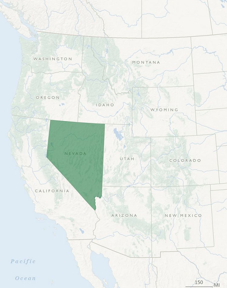 Western state drought map